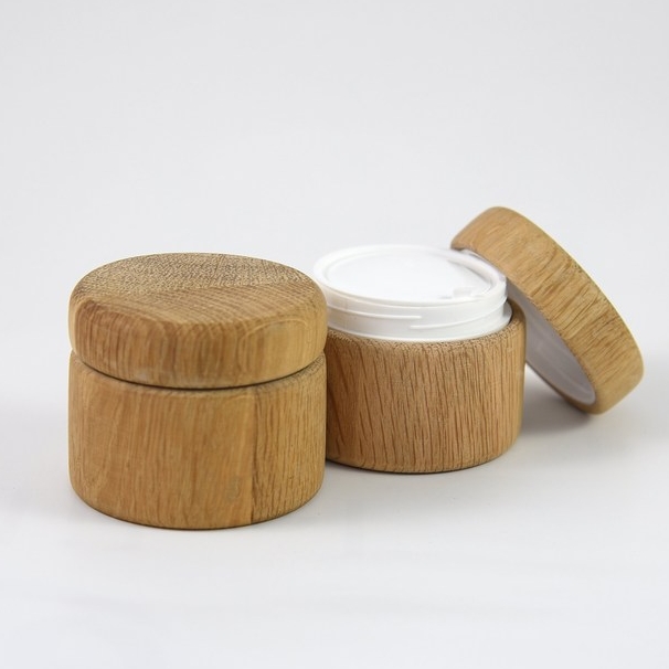 Wooden cover jars